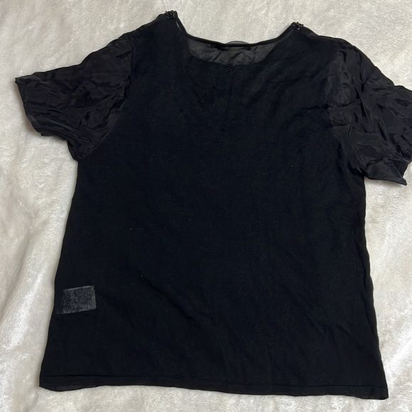 Silk and Cashmere Top Blouse size L - Picture 4 of 9